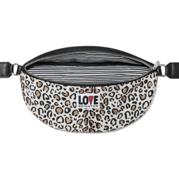 NWT Brighton Leopard Print Crossbody Belt Bag Fanny Pack - Picture 2 of 5